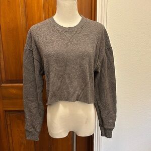 Zara Cropped Swearshirt